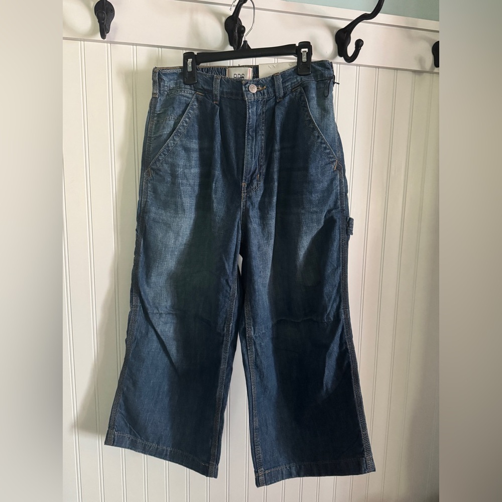 BDG | URBAN OUTFITTERS NWT Meg Carpenter Jeans cropped wide leg SZ 25 - Picture 6 of 8
